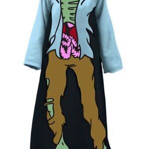 Kids Zombie Costume Dress - Light Blue, Black, Brown
